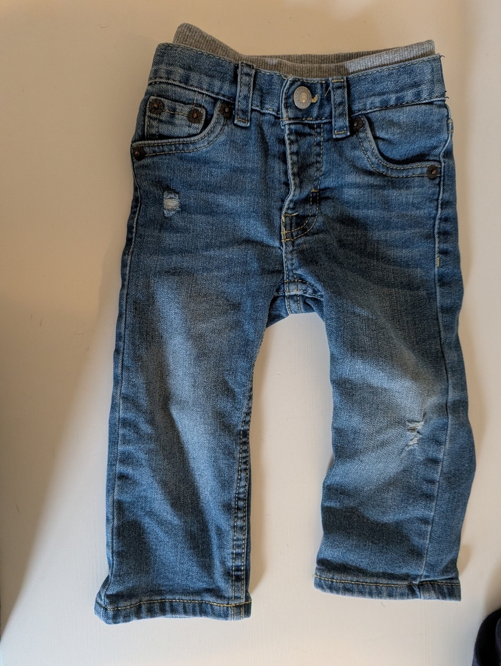 Levi's Light Blue Kids Denim Jeans with Elastic Waist